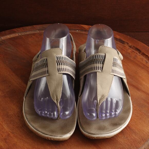 Sorel Sandals Womens SZ 11 Sage Out N About Thong Flat Back Strap Summer Shoes - Picture 2 of 14